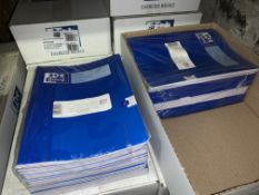 200 X BRAND NEW OXFORD BLUE 48 PAGE EXERCISE BOOKS