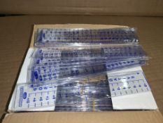 850 X BRAND NEW CLASSMASTER POSITIVE/NEGATIVE CLEAR RULERS