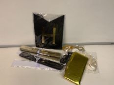 50 X BRAND NEW GOLD AND BLACK PARTY KITS