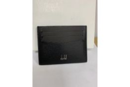 BRAND NEW ALFRED DUNHILL GT Cadogan Card Case, BLACK (651) RRP £110 - 4