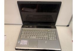 TOSHIBA P200 LAPTOP, 17 INCH SCREEN, 200GB HDD WITH CHARGER (73 O)