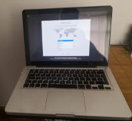 APPLE MACBOOK PRO, INTEL CORE i5 PROCESSOR, CRACK IN GLASS, NEW CHARGER