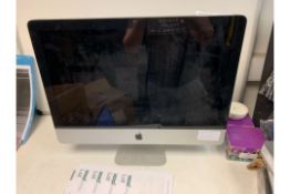 APPLE IMAC ALL IN ONE PC INTEL CORE i5, 2.5 GHZ, HIGH SIERRA OPERATING SYSTEM, 500GB HARD DRIVE WITH