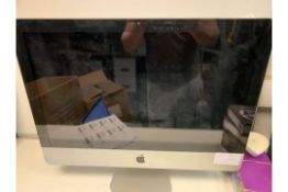 APPLE IMAC ALL IN ONE PC, INTEL CORE i5 2.5 GHZ, 500GB HARD DRIVE, EL CAPITAN OPERATING SYSTEM