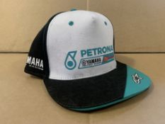 25 X BRAND NEW OFFICIAL YAMAHA PETRONAS GREEN/WHITE AND BLACK CAPS S1