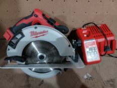 MILWAUKEE M18 BLCS66-401B 190MM 18V 4.0AH LI-ION REDLITHIUM BRUSHLESS CORDLESS CIRCULAR SAW COMES