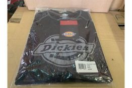 15 X BRAND NEW DICKIES ATWOOD LONG SLEEVED T SHIRTS BLACK SIZE LARGE RRP £30 EACH