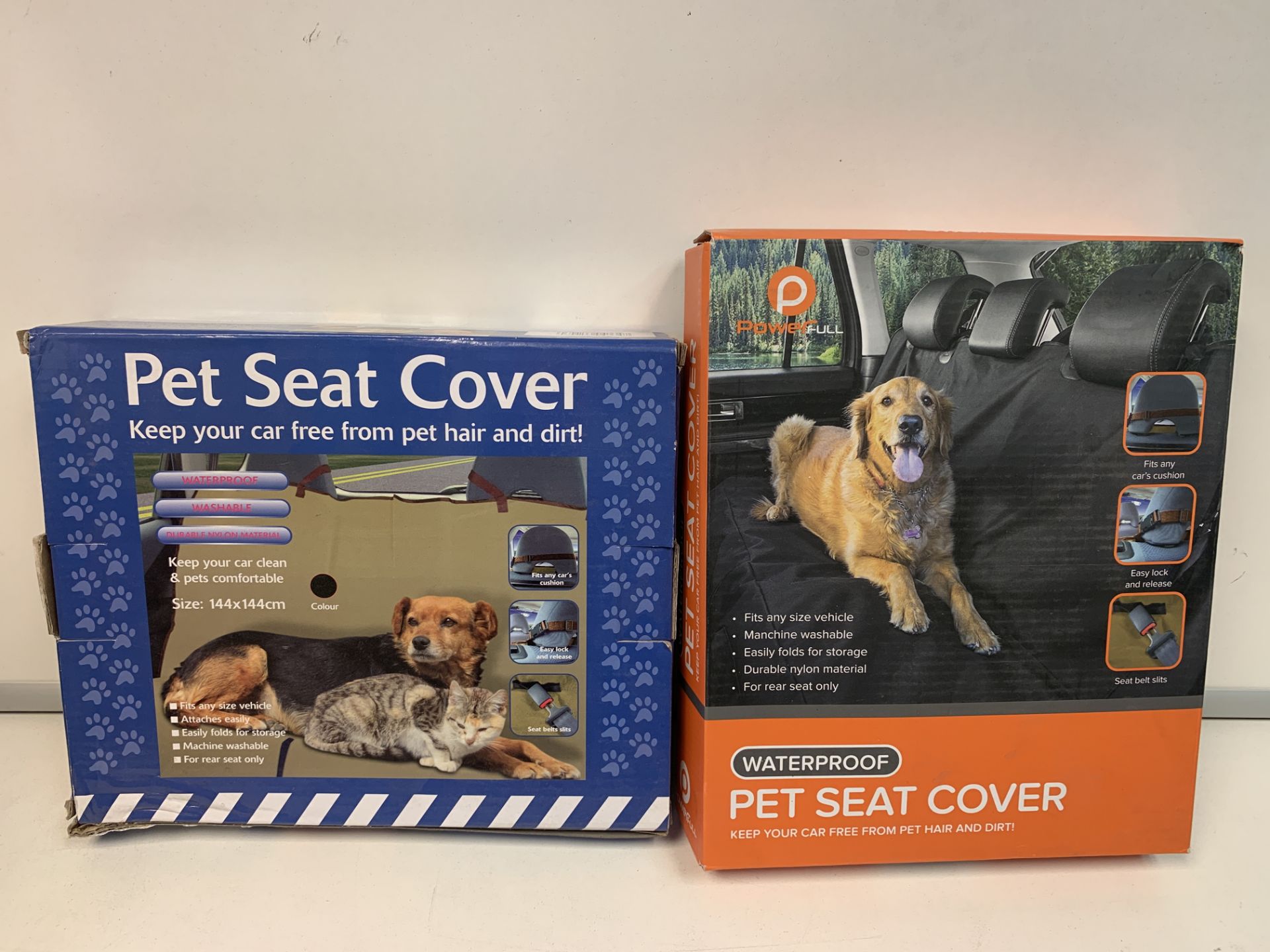 18 X BRAND NEW PET SEAT COVERS PCK