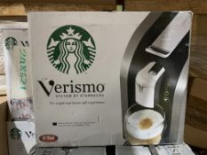 3 X STARBUCKS VERISMO COFFEE MACHINES (UNCHECKED, UNTESTED) R9