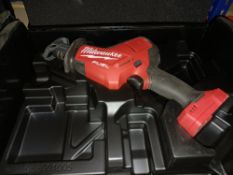 MILWAUKEE M18 FHZ-0 FUEL 18V LI-ION BRUSHLESS CORDLESS HACKZALL RECIPROCATING SAW - BARE - COMES