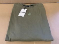 10 X BRAND NEW RISK COUTURE OLIVE TRACKSUIT TOPS SIZE XL S1