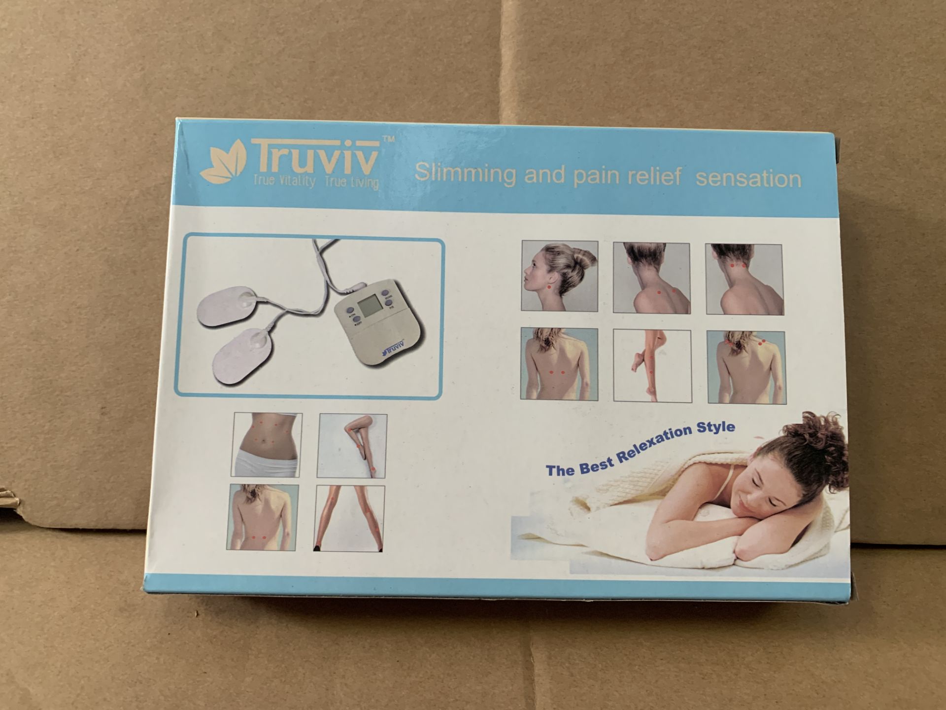 5 X BRAND NEW TRUVIV TRU FIT SLIMMING AND PAIN RELIEF MASSAGERS RRP £99 EACH S1