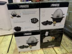 4 X PRINCESS EGG BOILER/POACHER R15