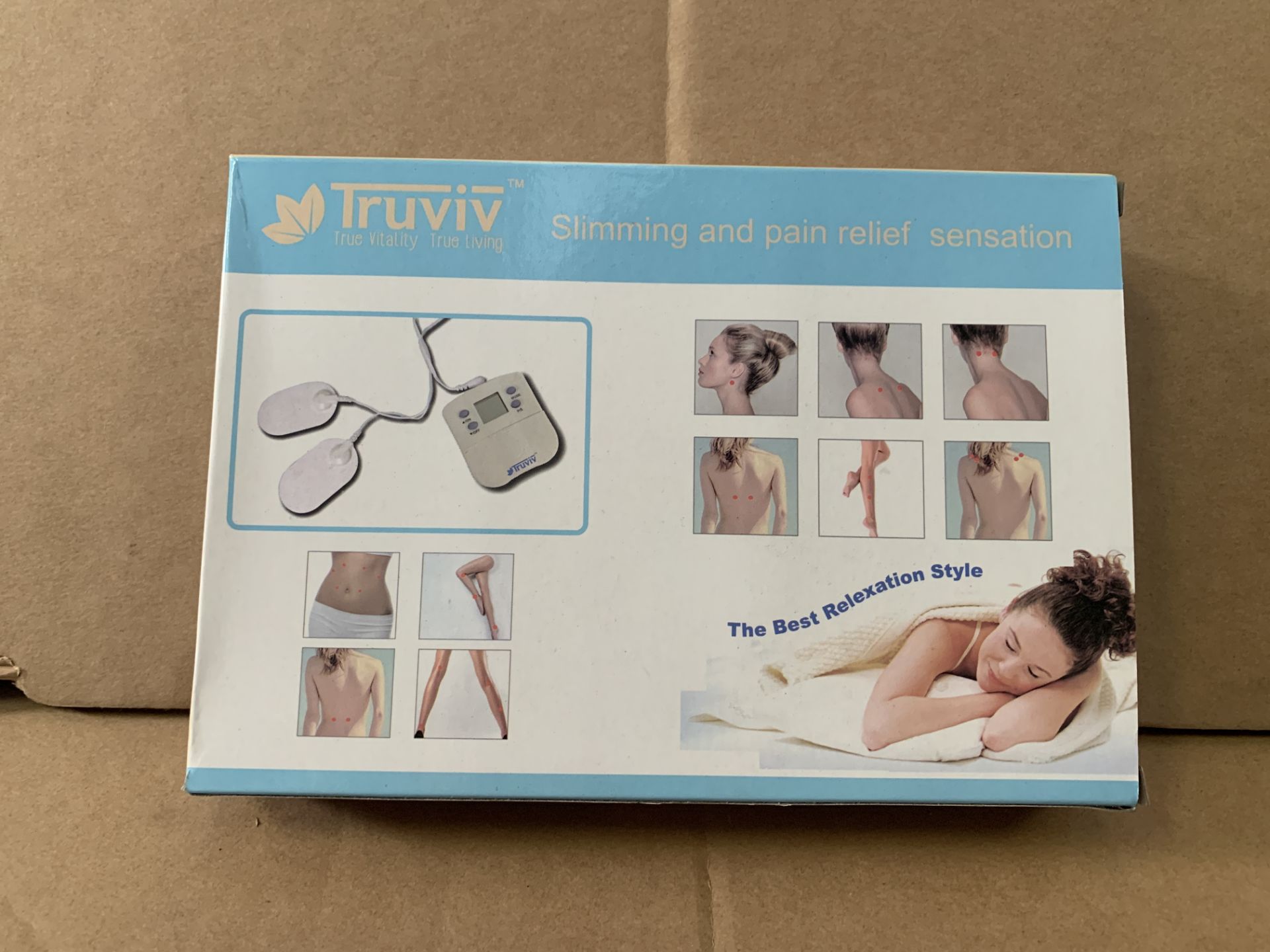 5 X BRAND NEW TRUVIV TRU FIT SLIMMING AND PAIN RELIEF MASSAGERS RRP £99 EACH S1