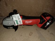 MILWAUKEE M18 CAG115XPDB-0 FUEL 18V LI-ION 4½" BRUSHLESS CORDLESS ANGLE GRINDER - BARE WITH 1