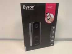 BYRON SMARTWARES BATTERY POWERED WIFI RECHARGEABLE VIDEO DOORBELLS