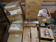 LARGE MIXED PALLET LOAD OF VARIOUS DIFFERENT ITEMS INCLUDING APPROX 2000 UNSEALED ENVELOPES, WAVE