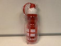 60 X NEW PACKAGED ENGLAND 500ML ICE WATER BOTTLES (ROW15)