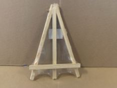 58 X BRAND NEW SMALL WOODEN EASEL STANDS S1