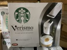 3 X STARBUCKS VERISMO COFFEE MACHINES (UNCHECKED, UNTESTED) R9