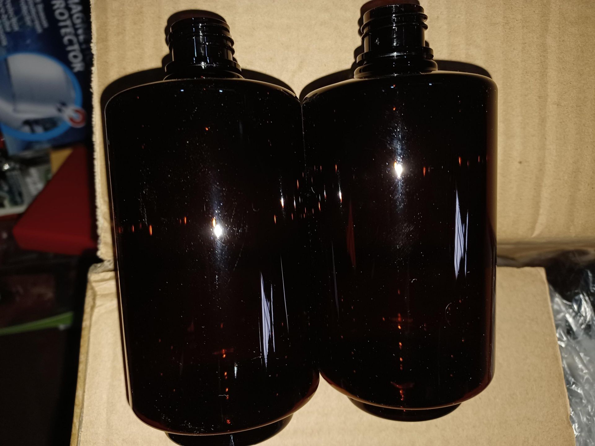 APPROX 350 BROWN 300ML EMPTY MEDICINE BOTTLES/PET BOTTLES R18