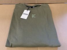 15 X BRAND NEW RISK COUTURE OLIVE TRACK SUIT TOPS SIZE LARGE S1