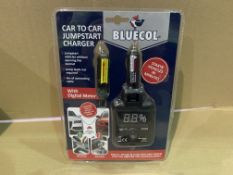 24 X BRAND NEW BLUECOL CAR TO CAR JUMP START CHARGERS