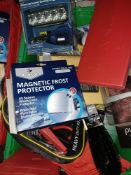 APPROX 40 X CAR MIXED LOT INCLUDING AA HEAVY DUTY BOOSTER CABLES, LED DAYTIME RUNNING LAMP, MAGNETIC