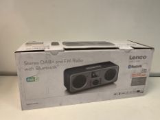 2 X BRAND NEW LENCO STEREO DAB PLUS AND FM RADIOS WITH BLUETOOTH R9