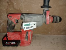 MILWAUKEE M18 CHX-0 FUEL 2.8KG 18V LI-ION BRUSHLESS CORDLESS SDS PLUS DRILL COMES WITH BATTERY (