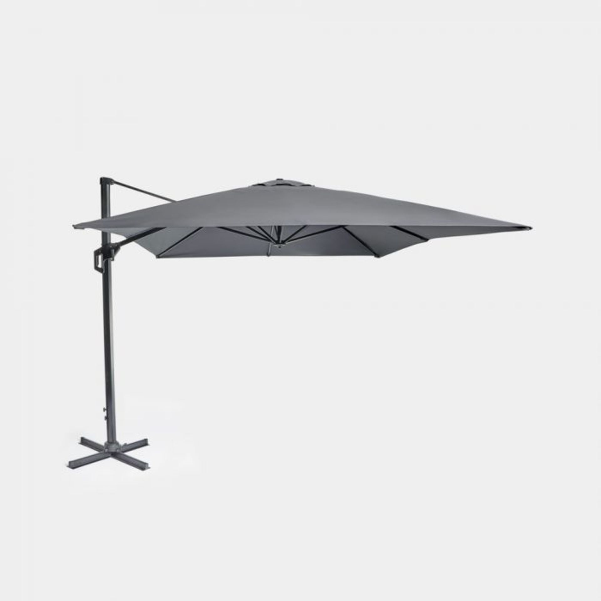 3m x 4m Roma Cantilever Parasol. RRP £449.99. Get some shade in the sun with parasol. (REF566)