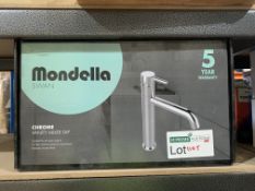 MONDELLA SWAN CHROME VANITY MIXER TAP PCK