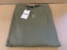 9 X BRAND NEW RISK COUTURE OLIVE TRACKSUIT TOPS SIZE XL S1