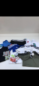 (NO VAT) 10 PIECE KIDS SPORTS CLOTHING LOT IN VARIOUS SIZES TO INCLUDE NIKE, ADIDAS AND UNDER ARMOUR
