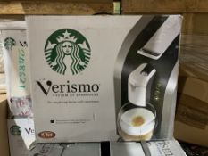 3 X STARBUCKS VERISMO COFFEE MACHINES (UNCHECKED, UNTESTED) R9