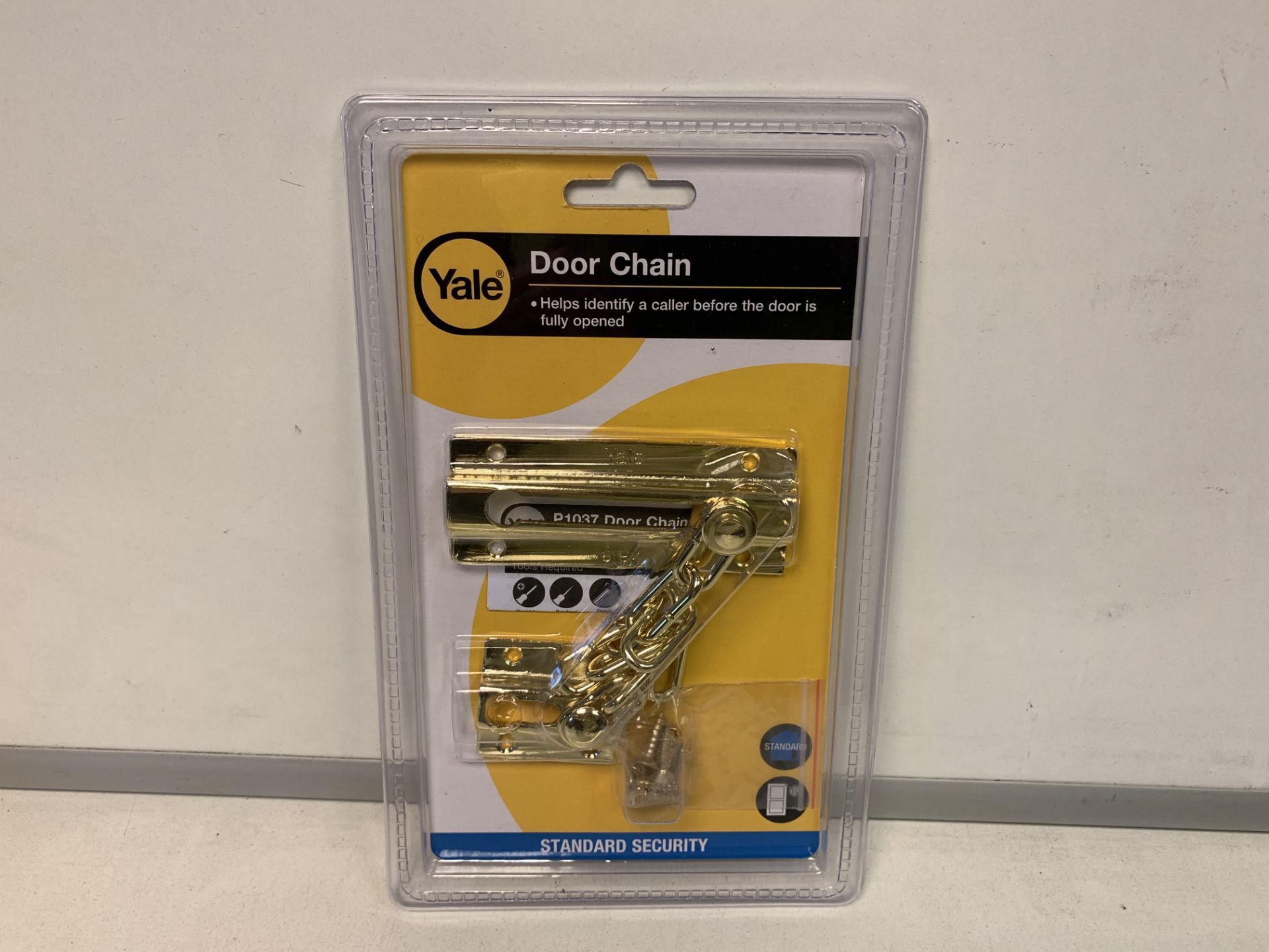 20 X NEW SEALED YALE SECURITY DOOR CHAINS. RRP £14.99 EACH (ROW19)