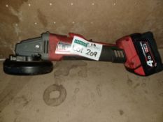 MILWAUKEE M18 CAG115XPDB-0 FUEL 18V LI-ION 4½" BRUSHLESS CORDLESS ANGLE GRINDER - BARE WITH 1