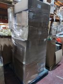 (Q101) PALLET TO CONTAIN A LARGE QTY OF VARIOUS BATHROOM STOCK TO INCLUDE: VANITY UNITS, BASIN UNITS