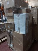 (Z140) PALLET TO CONTAIN A LARGE QTY OF VARIOUS ITEMS TO INCLUDE VANITY UNITS, BASIN AND VARIOUS
