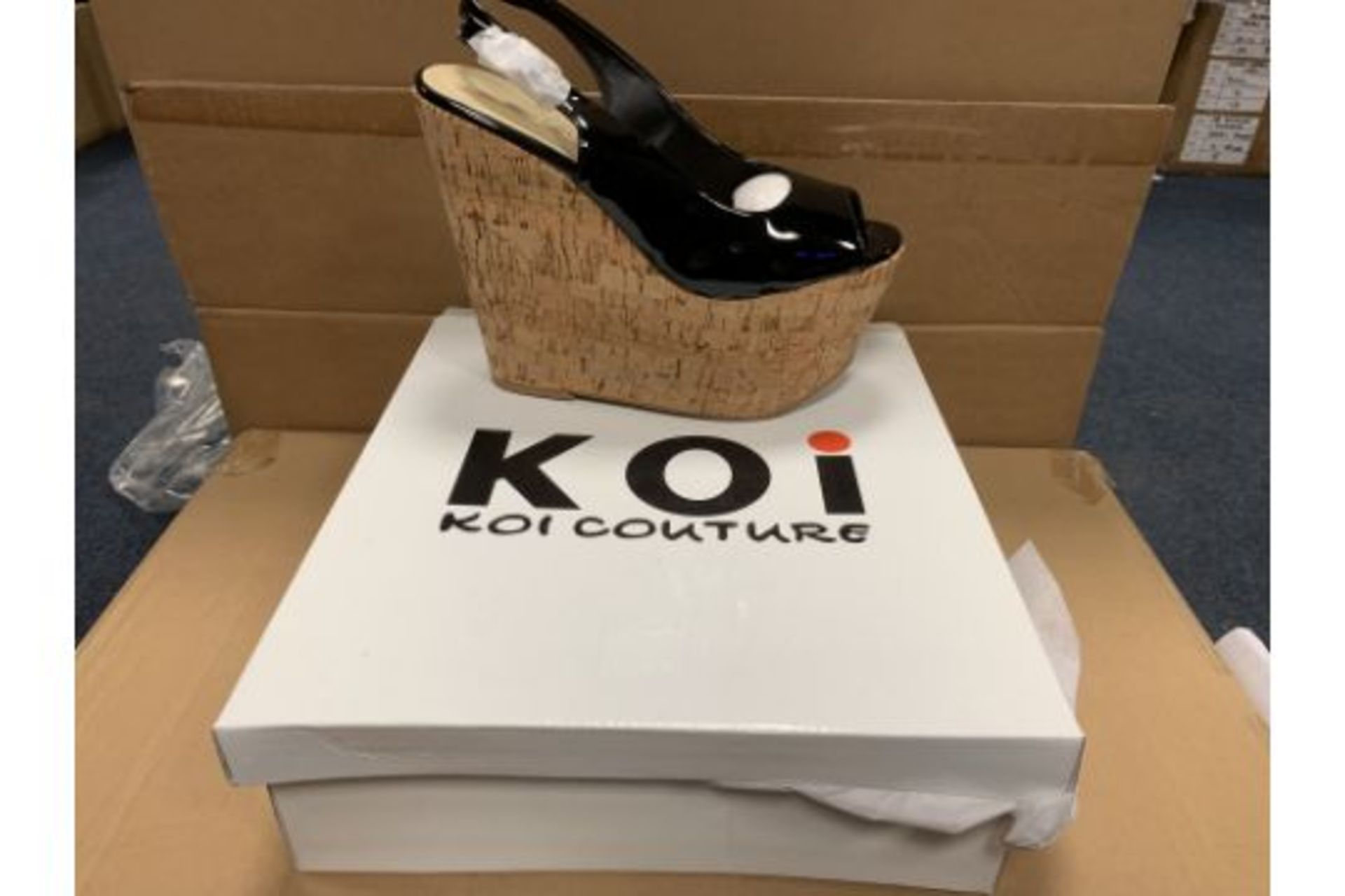 PALLET TO CONTAIN 100 X ASSORTED BRAND NEW KOI FASHION SHOES IN VARIOUS STYLES AND SIZES RRP £35- - Image 2 of 4