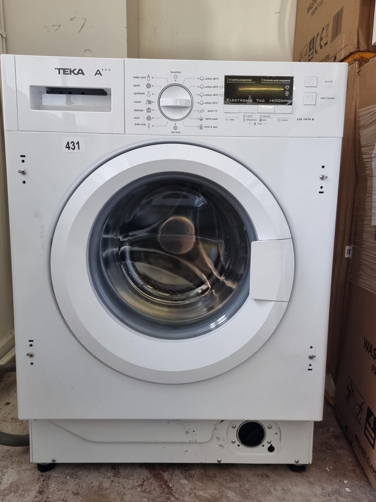 TEKA LI31470E Built-in washing machine with capacity of 7 kg and energy A +++ RRP £660