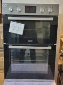 Zanussi Built in Double Oven in Stainless Steel ZOD35661XK RRP £650