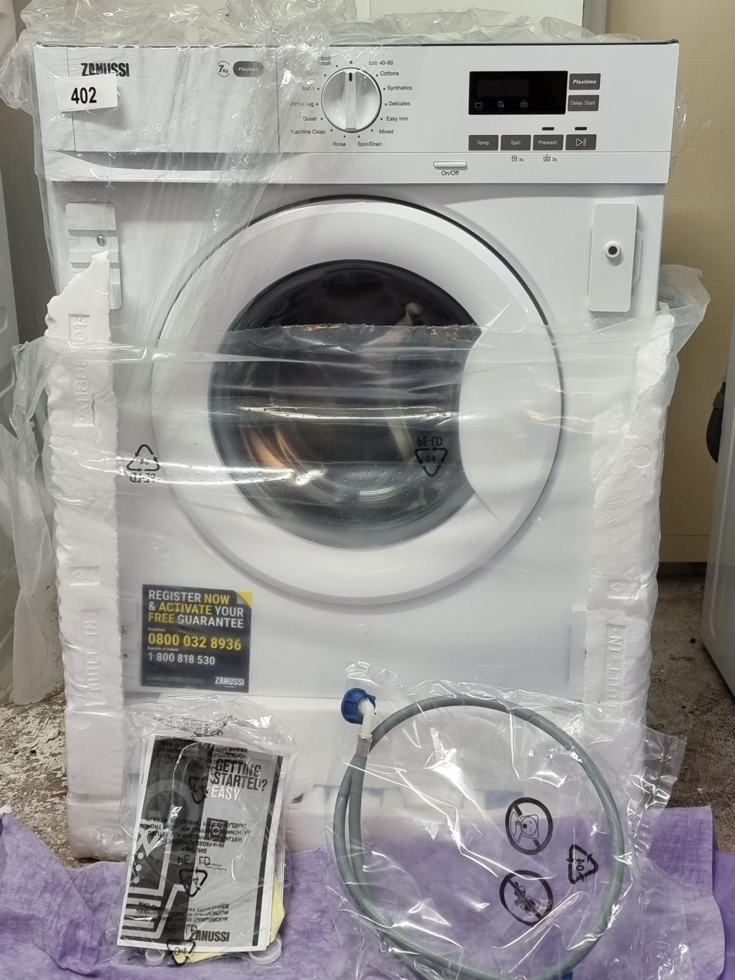 Zanussi Z712W43BI Built In 7Kg Washing Machine White RRP £520