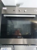 rima Built In Integrated Single Electric Fan Oven PRSO102 RRP £207 - DAMAGED