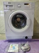 Prima 7Kg Fully Integrated Washing Machine PRLD370 White RRP £467