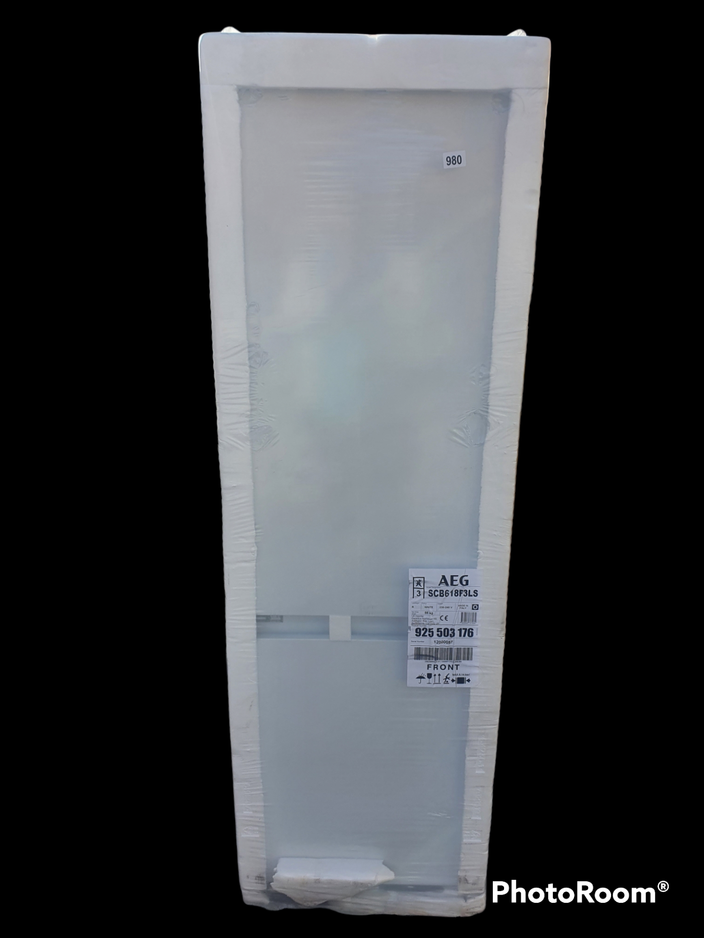 AEG SCB618F3LS Integrated 70/30 Fridge Freezer with Sliding Door Fixing Kit - White - F Rated RRP £