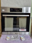 AEGBuilt In Single Electric Oven in Stainless Steel BEB231011M 60cm RRP £552 BI 60CM SNG ELE OVEN