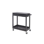 BRAND NEW SERVICE TROLLEY WITH LOCKABLE TOOLBOX TUB TRAYS RRP £310 GI694L