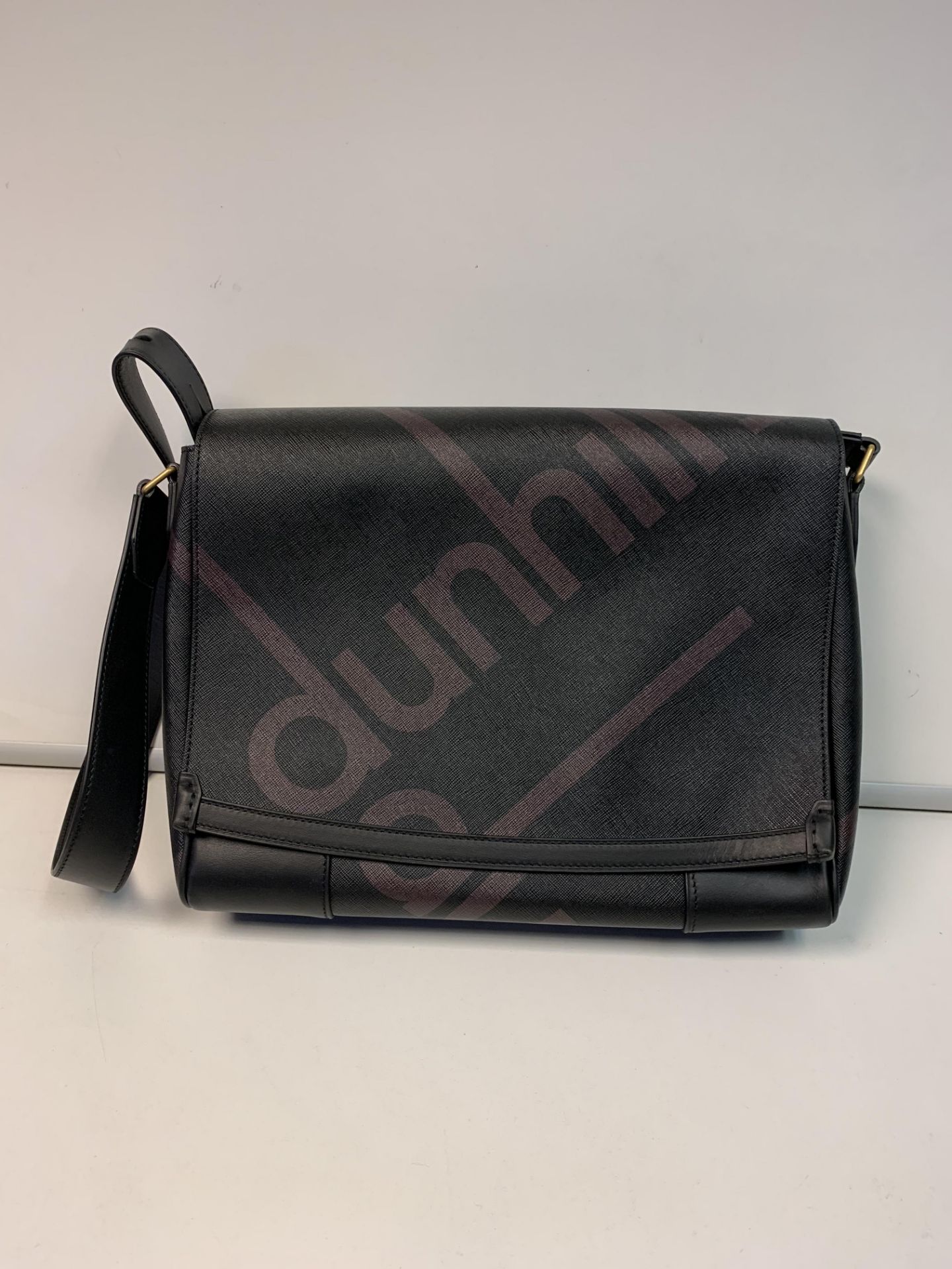 BRAND NEW ALFRED DUNHILL Dunh Gt L Canvas Messenger, BLK (720) RRP £1050 - 1