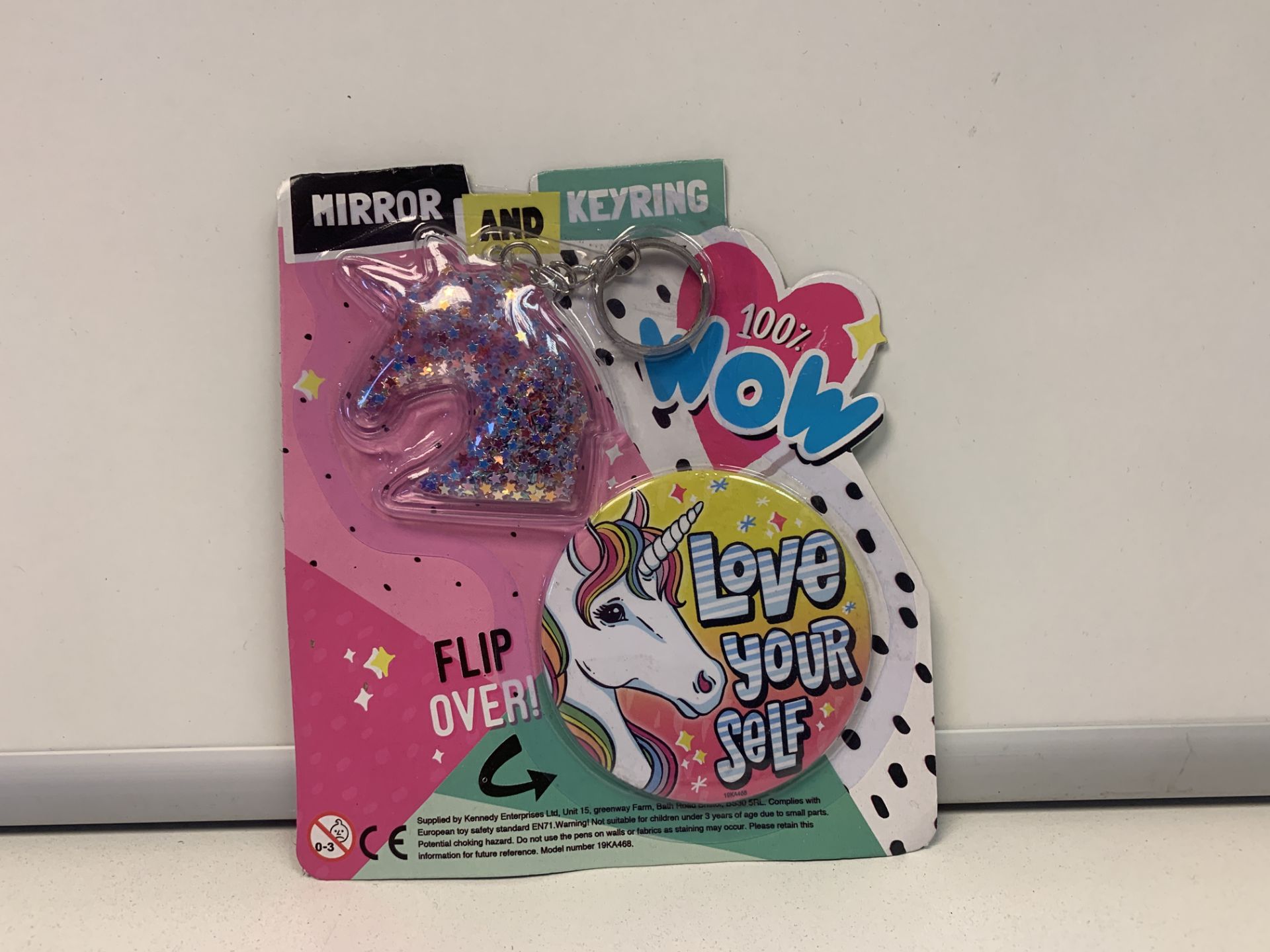 230 X BRAND NEW MIRROR AND KEYRING SETS (PCK)